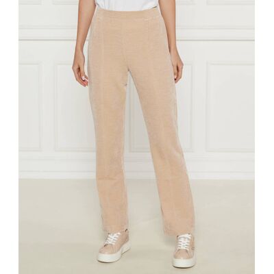 Twinset U&B; Spodnie dzianinowe flare fit beżowy M Twinset U&B; Spodnie dzianinowe flare fit beżowy M