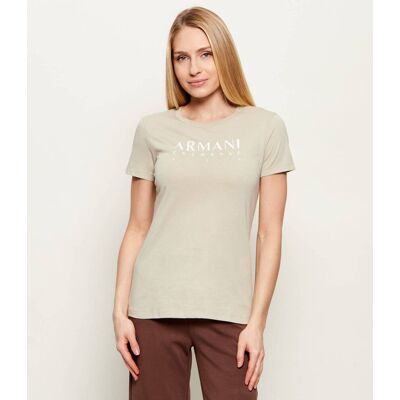 Giorgio Armani Exchange T-shirt Regular Fit beżowy XL Giorgio Armani Exchange T-shirt Regular Fit beżowy XL