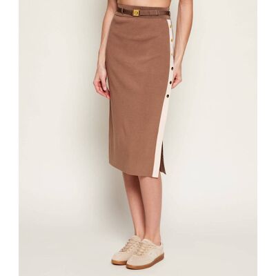 Elisabetta Franchi Spódnica beżowy 38 Elisabetta Franchi Spódnica beżowy 38