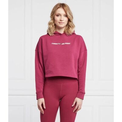 Tommy Sport Bluza GRAPHIC Cropped Fit bordowy L Tommy Sport Bluza GRAPHIC Cropped Fit bordowy L