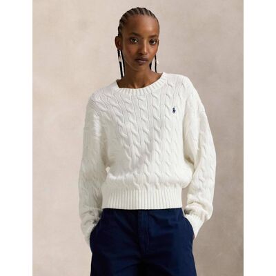 Polo Ralph Lauren Sweter Relaxed fit biały M Polo Ralph Lauren Sweter Relaxed fit biały M