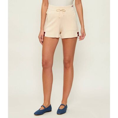 Guess ACTIVE Szorty GABRY Regular Fit beżowy M Guess ACTIVE Szorty GABRY Regular Fit beżowy M