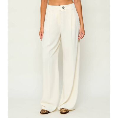 Marella Spodnie OLINTO flare fit ecru 34 Marella Spodnie OLINTO flare fit ecru 34