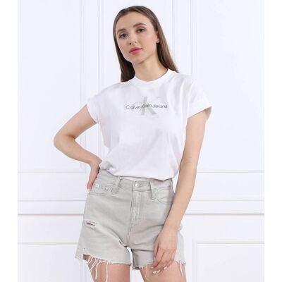 Calvin Klein Jeans T-shirt Relaxed fit biały M Calvin Klein Jeans T-shirt Relaxed fit biały M