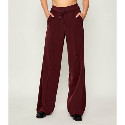 Marella SPORT Spodnie Vanto Relaxed fit bordowy 40 Marella SPORT Spodnie Vanto Relaxed fit bordowy 40