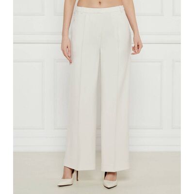 Calvin Klein Spodnie flare fit mid rise ecru 38 Calvin Klein Spodnie flare fit mid rise ecru 38
