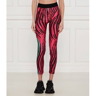Just Cavalli Legginsy Slim Fit różowy 42 Just Cavalli Legginsy Slim Fit różowy 42
