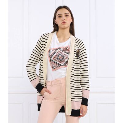 Liu Jo Kardigan Regular Fit beżowy XL Liu Jo Kardigan Regular Fit beżowy XL