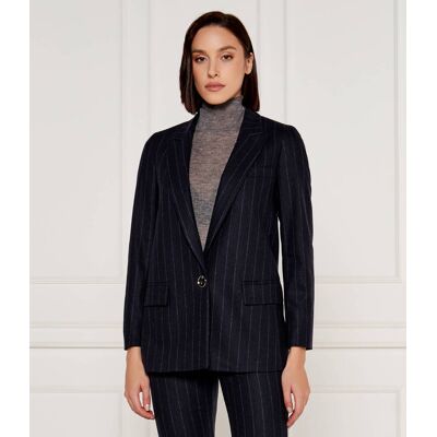 Marella Wełniana marynarka Regular Fit granatowy 34 Marella Wełniana marynarka Regular Fit granatowy 34