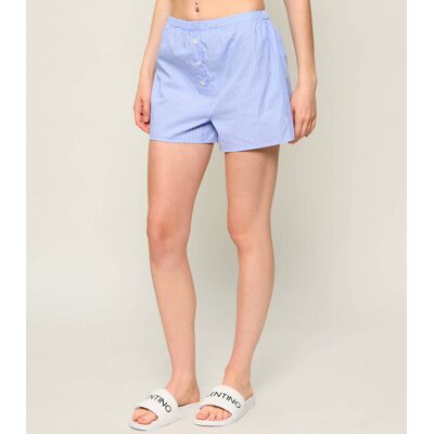 Sporty&Rich; Szorty od piżamy SRC Mini Boxer Regular Fit niebieski M Sporty&Rich; Szorty od piżamy SRC Mini Boxer Regular Fit niebieski M