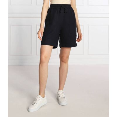 Tommy Hilfiger Lniane szorty Relaxed fit granatowy 36 Tommy Hilfiger Lniane szorty Relaxed fit granatowy 36
