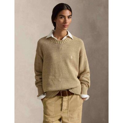 Polo Ralph Lauren Sweter Relaxed fit beżowy M Polo Ralph Lauren Sweter Relaxed fit beżowy M