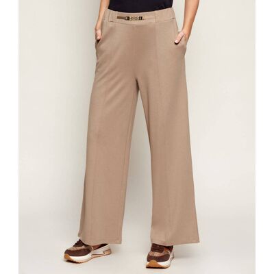 Liu Jo Sport Spodnie dresowe Loose fit beżowy S Liu Jo Sport Spodnie dresowe Loose fit beżowy S