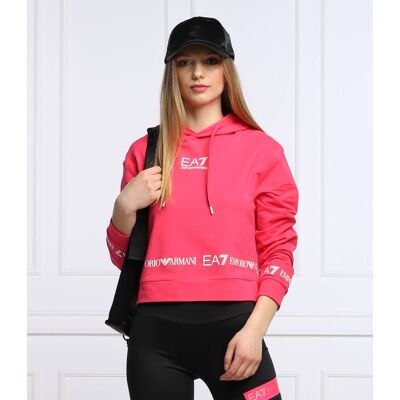 EA7 Bluza Regular Fit różowy XS EA7 Bluza Regular Fit różowy XS