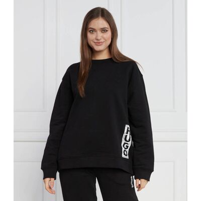 HUGO Bluza Deroxane Regular Fit czarny M HUGO Bluza Deroxane Regular Fit czarny M