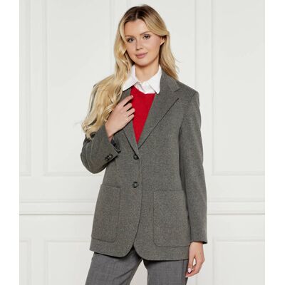 Weekend MaxMara Marynarka Campale Regular Fit szary L Weekend MaxMara Marynarka Campale Regular Fit szary L