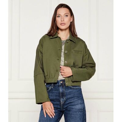 Guess Kurtka RIAN Cropped Fit oliwkowy XS Guess Kurtka RIAN Cropped Fit oliwkowy XS