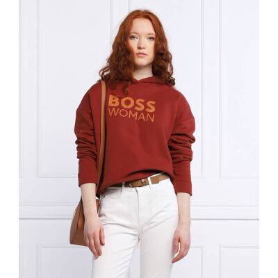 Boss BLACK Bluza C_Eshanta_WD Relaxed fit czerwony XL Boss BLACK Bluza C_Eshanta_WD Relaxed fit czerwony XL