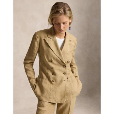 Polo Ralph Lauren Lniana marynarka Regular Fit beżowy 36 Polo Ralph Lauren Lniana marynarka Regular Fit beżowy 36
