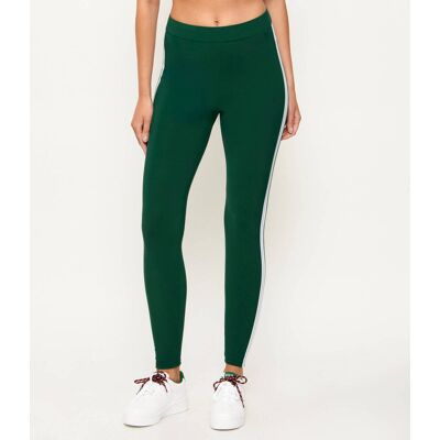 Marc Cain Legginsy Skinny fit butelkowa zieleń 40 Marc Cain Legginsy Skinny fit butelkowa zieleń 40