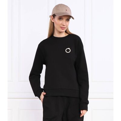 Trussardi Bluza Regular Fit czarny XXS Trussardi Bluza Regular Fit czarny XXS