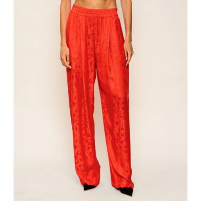 Pinko Spodnie BEDONIA Relaxed fit pomarańczowy 38 Pinko Spodnie BEDONIA Relaxed fit pomarańczowy 38