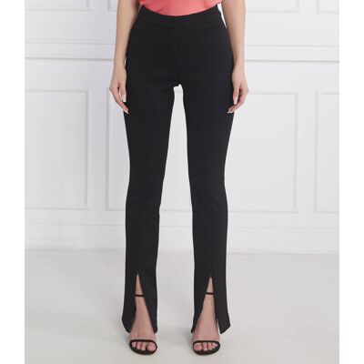 HUGO Spodnie Hatisu-1 flare fit czarny 34 HUGO Spodnie Hatisu-1 flare fit czarny 34