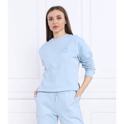 Trussardi Bluza Regular Fit błękitny XXS Trussardi Bluza Regular Fit błękitny XXS