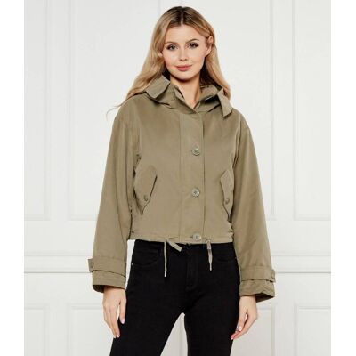 Guess Kurtka NORA Cropped Fit khaki XXL Guess Kurtka NORA Cropped Fit khaki XXL