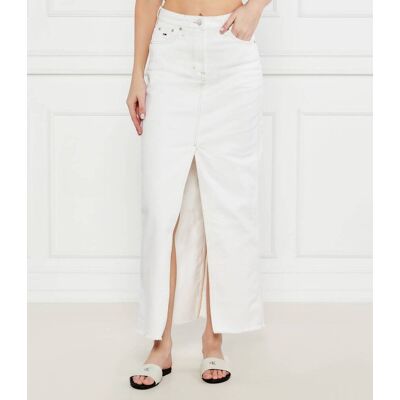 Tommy Jeans Jeansowa spódnica CLAIRE biały 29 Tommy Jeans Jeansowa spódnica CLAIRE biały 29