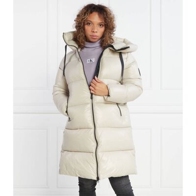 Save The Duck Płaszcz HOODED kremowy L Save The Duck Płaszcz HOODED kremowy L