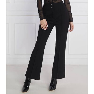 HUGO Spodnie Hanore flare fit czarny 36 HUGO Spodnie Hanore flare fit czarny 36