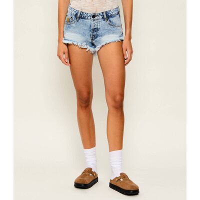 One Teaspoon Jeansowe szorty BONITAS Regular Fit low waist niebieski 26 One Teaspoon Jeansowe szorty BONITAS Regular Fit low waist niebieski 26