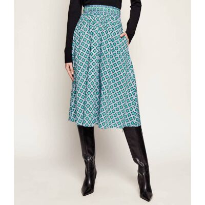 Marella Spódnica GLAUCO high waist niebieski 32 Marella Spódnica GLAUCO high waist niebieski 32