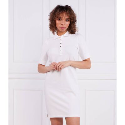 Polo Ralph Lauren LAUREN RALPH LAUREN Sukienka CHACE-SHORT SLEEVE-CASUAL DRESS biały S Polo Ralph Lauren LAUREN RALPH LAUREN Sukienka CHACE-SHORT SLEEVE-CASUAL DRESS biały S