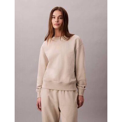 Calvin Klein Bluza PREMIUM TERRY Regular Fit beżowy XL Calvin Klein Bluza PREMIUM TERRY Regular Fit beżowy XL