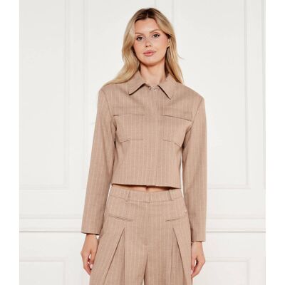 HUGO Koszula Alero Cropped Fit beżowy 42 HUGO Koszula Alero Cropped Fit beżowy 42