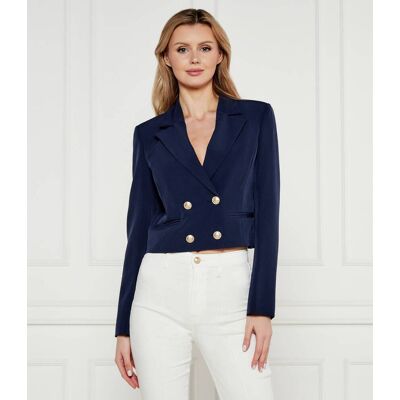 Guess Marynarka ANDREE Cropped Fit granatowy L Guess Marynarka ANDREE Cropped Fit granatowy L