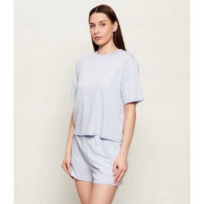 Polo Ralph Lauren Piżama CLUB TERRY Regular Fit błękitny XXS Polo Ralph Lauren Piżama CLUB TERRY Regular Fit błękitny XXS