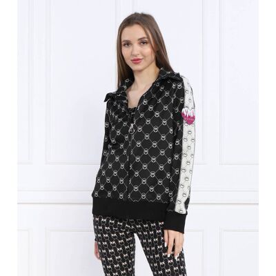 Pinko Bluza ZEME Regular Fit czarny XS Pinko Bluza ZEME Regular Fit czarny XS