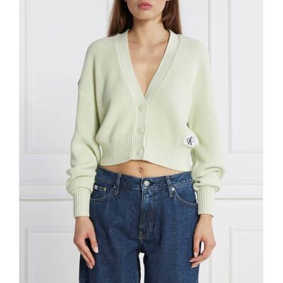 Calvin Klein Jeans Kardigan Regular Fit miętowy XL Calvin Klein Jeans Kardigan Regular Fit miętowy XL