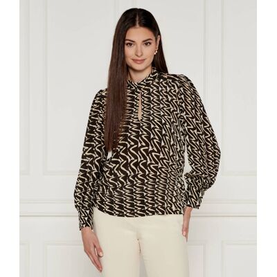 Marella Jedwabna koszula Regular Fit czarny 34 Marella Jedwabna koszula Regular Fit czarny 34