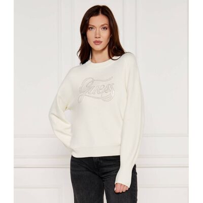 Guess Sweter LAURA Regular Fit ecru XL Guess Sweter LAURA Regular Fit ecru XL