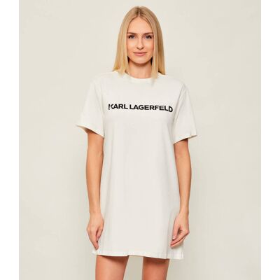 Karl Lagerfeld Koszula nocna Loose fit kremowy XS Karl Lagerfeld Koszula nocna Loose fit kremowy XS
