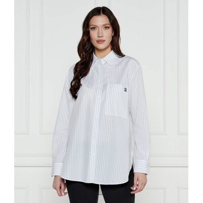 HUGO Koszula Oversize fit biały 40 HUGO Koszula Oversize fit biały 40