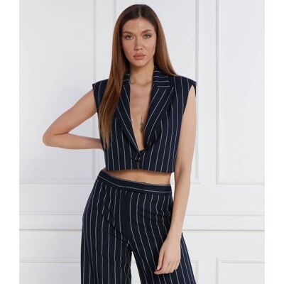 MAX&Co.; Kamizelka Cropped Fit granatowy 38 MAX&Co.; Kamizelka Cropped Fit granatowy 38