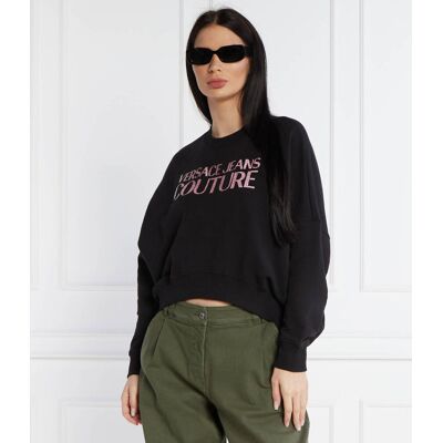 Versace Jeans Couture Bluza Comfort fit czarny L Versace Jeans Couture Bluza Comfort fit czarny L