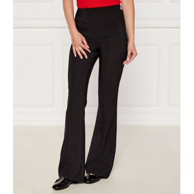 HUGO Spodnie Halaran flare fit czarny 38 HUGO Spodnie Halaran flare fit czarny 38