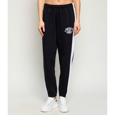 Juicy Couture Spodnie dresowe COLLEGE CREST Regular Fit czarny S Juicy Couture Spodnie dresowe COLLEGE CREST Regular Fit czarny S