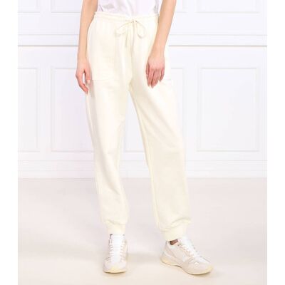 Trussardi Spodnie dresowe Regular Fit kremowy M Trussardi Spodnie dresowe Regular Fit kremowy M